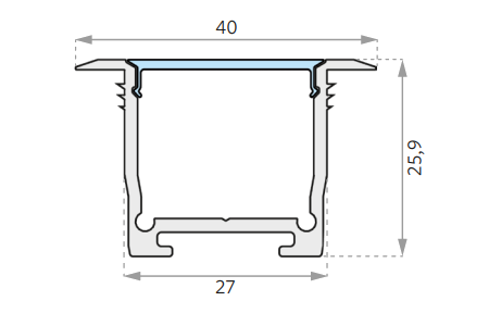 40–27 x 25,9 mm-Zweite Zeile Blabla-SchnittBild